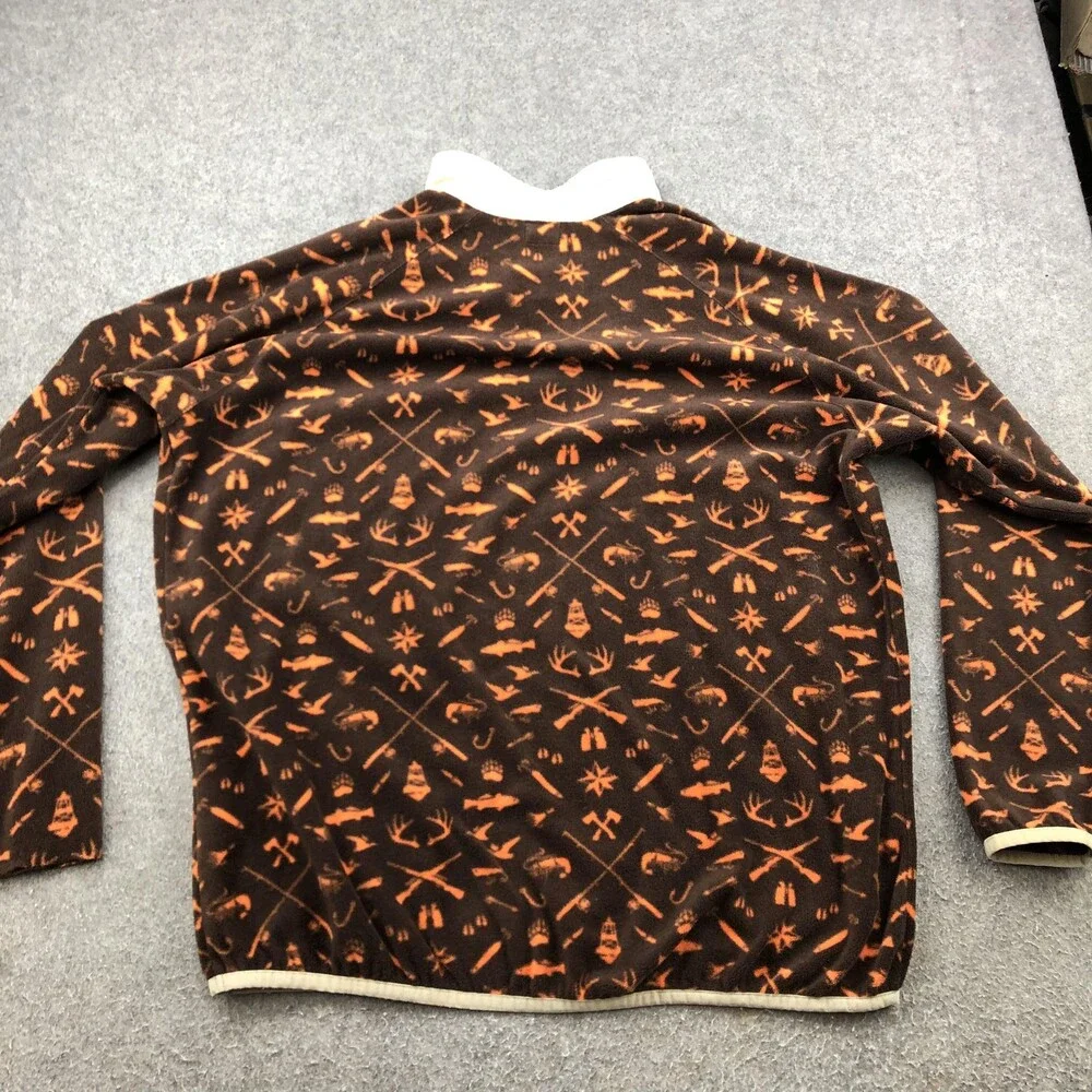 Southern Marsh Sweater Mens XL Brown Fleece Pullover Hunting Outdoor Print - Picture 7 of 10